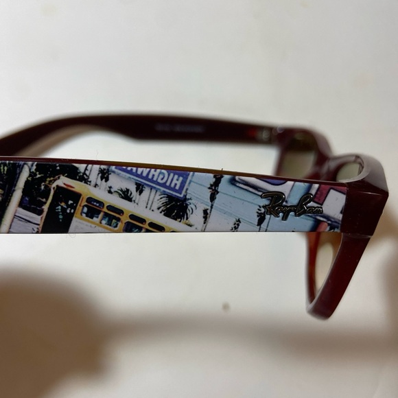 Ray-Ban California New Wayfarer RB2132 Sunglasses Rainbow Lenses Italy w/Case - Picture 7 of 8